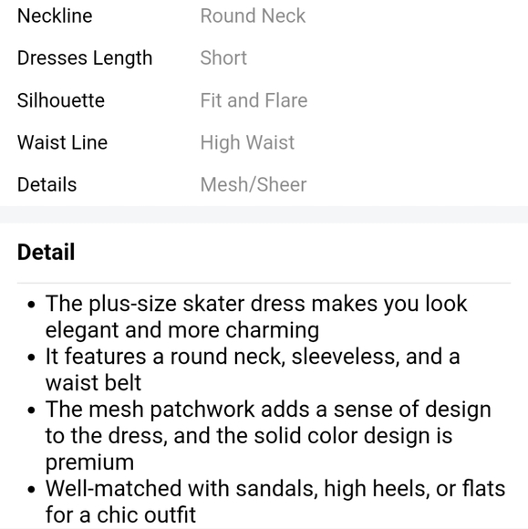 Black fit and flare dress - Picture 4 of 4